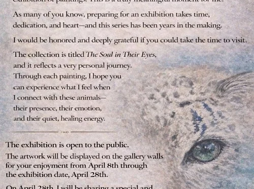 THE SOUL IN THEIR EYES by Cynthia George - A SPECIAL PRESENTATION