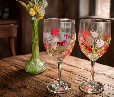 Painted Wine Glasses Workshop