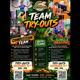Jungle Dragons Team Try-outs