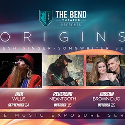 ORIGINS – A Fresh Singer-Songwriter Series – September 24 – Jaik Willis