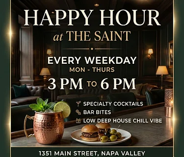 Week Day Happy Hour at The Saint