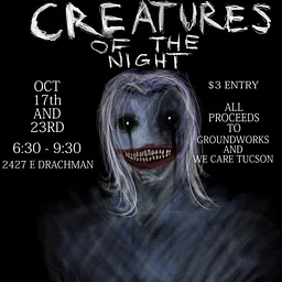 "Creatures of the Night" Haunted House (Groundworks Benefit) (Copy)