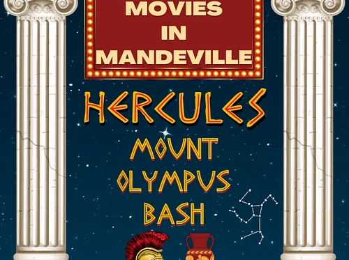 Movies in Mandeville: Disney’s HERCULES with Mount Olympus Bash