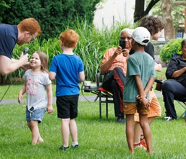 PBJ & Jazz at the Topiary Park with the Whirlybirds