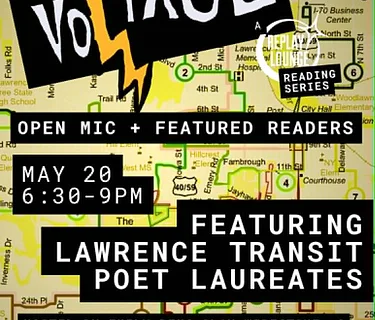 Voltage: A Replay Reading Series W/ LAWRENCE TRANSIT POET LAUREATES