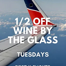 1/2 Price Wine by the Glass