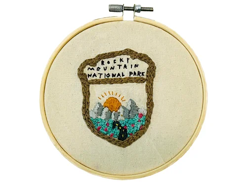 Art & Sip: Rocky Mountain National Park Embroidery