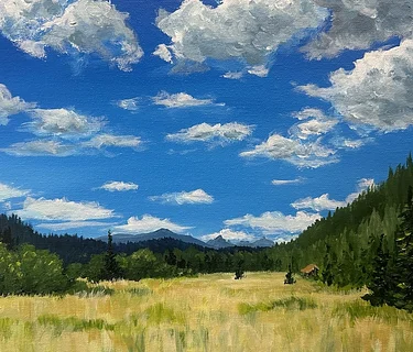 Under the Big Sky - Beginner Acrylic Painting Class