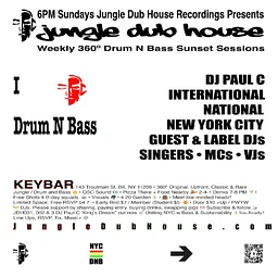 JUNGLE, DUB, HOUSE WITH PAUL C