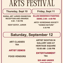 ARTS FESTIVAL: "Wahpeton Fine Arts Festival" @ The Red Door Gallery | Heritage Square, Wahpeton