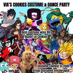 Via’s Cookies Costume & Dance Party