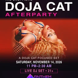 The Unofficial Doja Cat Afterparty at Anthem Orlando: Saturday 11/14