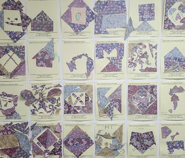 Spring Break Make-N-Take Craft: Origami Paper Quilt Art