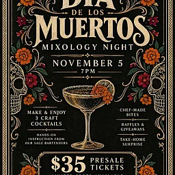 Día de los Muertos Mixology Night at Sage Whittier