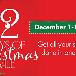 12 Days of Christmas Sale