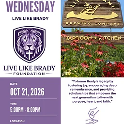 Giveback Wednesday with Live Like Brady Foundation