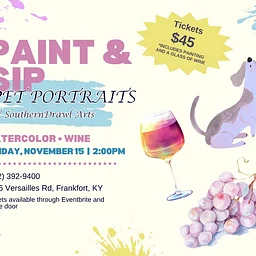 Paint & Sip: Pet Portraits with SouthernDrawl Arts