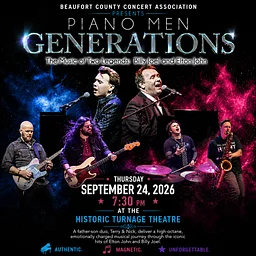Beaufort County Concert Association presents Piano Men: Generations