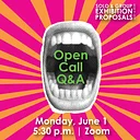 “Open Call Q&A” Zoom program