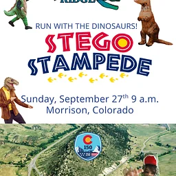 STEGO STAMPEDE FUN RUN OVER DINOSAUR RIDGE!