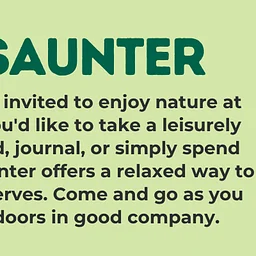 Senior Saunter at Green Mountain Nature Preserve