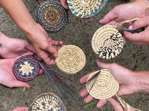Weavin’ Nature: Coiled Pine Needle Basketry with Raffia