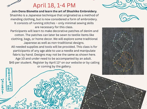 Sashiko Embroidery with Dena Bisnette
