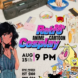 🎮📺 Retro '90s Anime & Cartoon Cosplay Night
