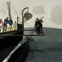 Watercolors of the Whaling Industry by Claus Hoie