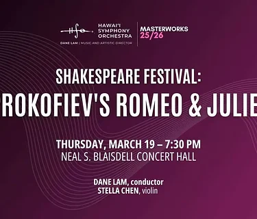 Masterworks: Sounds of Shakespeare Festival: Prokofiev’s Romeo & Juliet