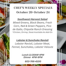 This Week's Chef's Specials