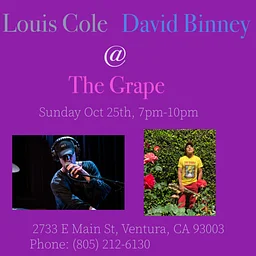 Louis Cole and David Binney *Special Sunday Pop Up Show!*
