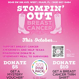 Stompin' Out Breast Cancer at Texas Roadhouse! (1)