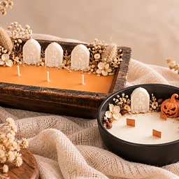 Halloween Candle- Create Your Own Spooky Ceramic Bowl