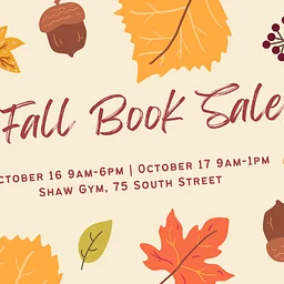 Fall Book Sale by the Friends of Baxter Memorial Library
