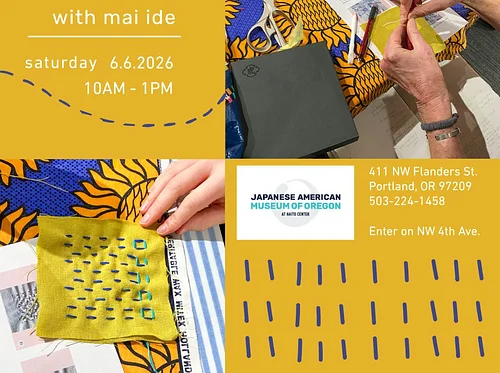 Sashiko Intro Workshop with mai ide