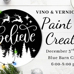 Vino & Vernici: Paint & Create Holiday Stencil Sign Class
