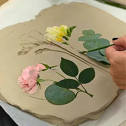 Botanical Imprints: Creating Clay Vessels
