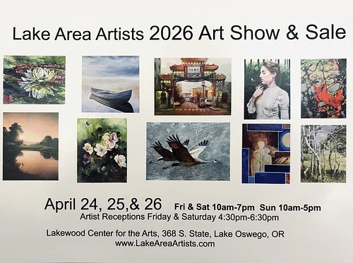 Lake Area Artists 2026 Art Show and Sale