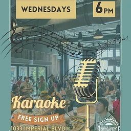 Karaoke 6pm-9pm
