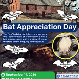 The CT DEEP’S 10th Annual Bat Appreciation Day at Old Newgate Prison, East Granby CT