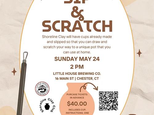 Sip & Scratch hosted by the Shoreline Clay Club