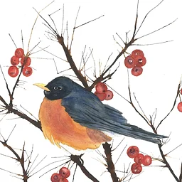 Watercolor Birds & Blooms – 4 Part Course – Wednesdays 2 to 4 pm