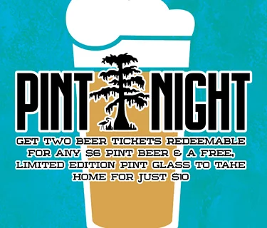 Pint Night – 2 beers & a Glass to Keep For Just $10