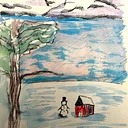 Watercolor Painted Note Cards