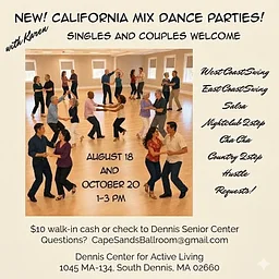 California Mix Dance Parties at Dennis Senior Center