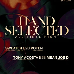 VINYL NIGHT Poten b2b Sweater