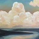 Sunset Coastal Clouds - Beginner Acrylic Painting Class