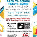 Back To School Health Clinic