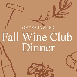 Fall Wine Club Dinner